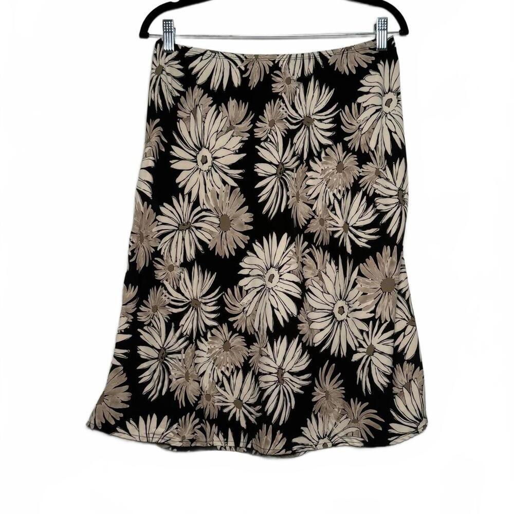 Y2K Floral Daisy Printed middi skirt